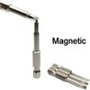 Fongmore 6 Pcs 50mm 1/4 Hex Shank Magnetic Triangle Head