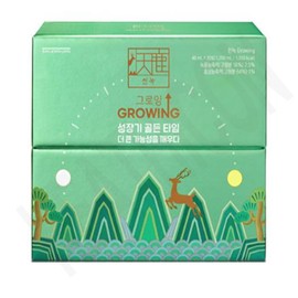 CheongKwanJang Cheonnok Growing 40ml 30 packets/Growth Golden Time 8~10 years old Deer deer antler content / 정관장 천녹 그로잉 40ml 30포/성장기 골든타임 8~10세 연령에 맞춘 녹용함량