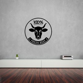 Wall Stickers Vinyl Decal Fresh Beef Meat Grocery Store Business (i243)