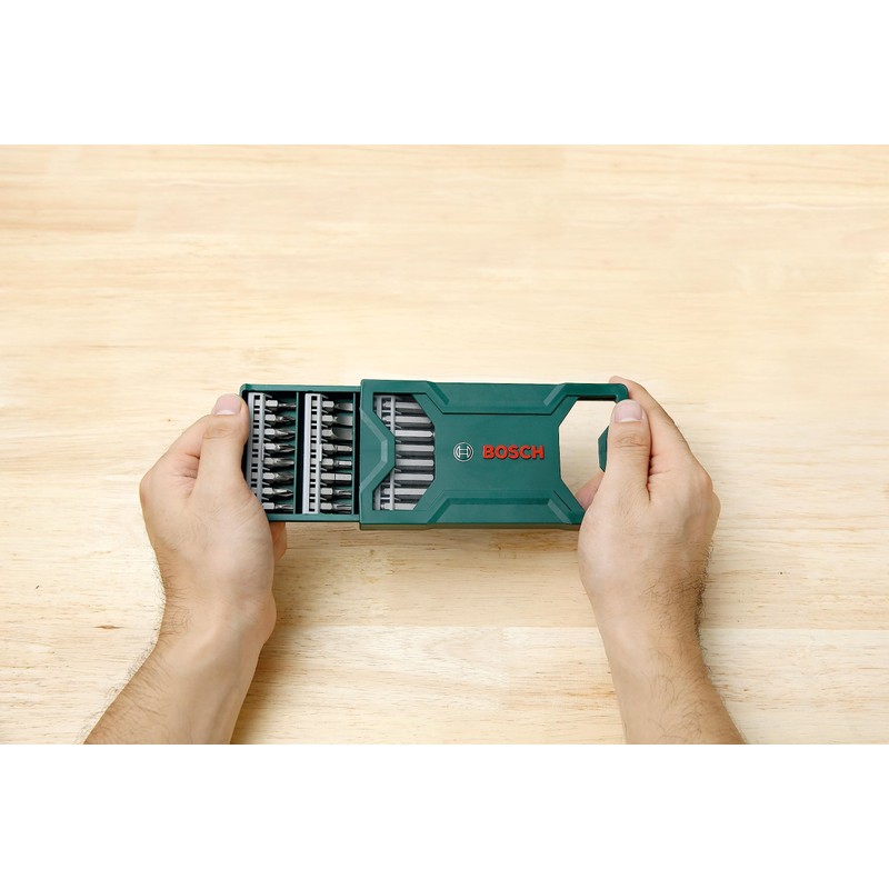 Bosch 25pc. Mini-X-Line Screwdriver Bit Set (PH-, PZ-, Hex-, T-,