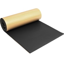 Closed Cell Insulation Neoprene Foam Sheet, 12 in x 59 in x 3/4 in Soundproof Foam Rubber Sheet with Adhesive, Multi-Function Waterproof Foam Padding