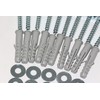 10 x M8 x 50mm Masonry Brick Wall Fixing Screw