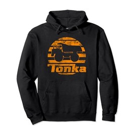Tonka Construction Work Truck Dawn Circular Logo Pullover Hoodie
