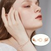 UNICRAFTALE Pack of 12 Press Studs Rose Gold Stainless Steel