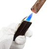 Cigar Torch Lighters Butane Refillable Windproof Lighter with Punch Without