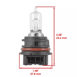 Caltric 2 Headlight Bulb 12V 40/40W fits Suzuki 09471-12217 Headlight Bulb