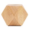 Wooden Diamond Lamp Base E27 Socket Modern Small Wood Table