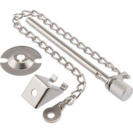 Hardware Essentials 852224 Patio Door Security Pin, Silver