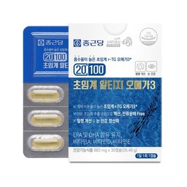 Chong Kun Dang 20100 Supercritical rTG Omega-3 / 종근당 20100 초임계 알티지 오메가3