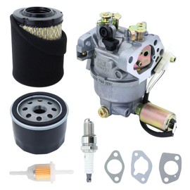 Carburetor for Troy-Bilt TB30R 13A726JD066 7T84JUA 382cc Engine Riding Lawn Mower with Air Filer Kit&Oil Filter