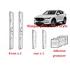 Steel Chrome Door Sill Protector for Mazda CX-5 2013-2025, Honeycomb-Pattern