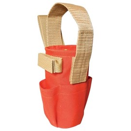 SitePro 21-PC50P Paint Can Holder with Pockets and Belt Loop, Hi-Vis Orange