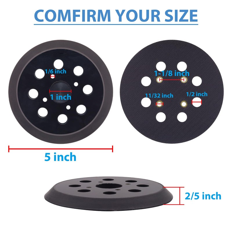 3 Pack Sander Replacement Pad for R2600 and R2601, 5