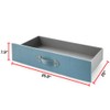 Texture® Brand - Rolling Under Bed Storage Drawer - Weathered