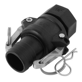 Maruyama Seisakusho (BIGM) Pump Attachment BIGM One-Touch Coupling Resin 1.5 inches (38 mm) 641327 Coupling for 38 mm Black