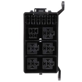 SELEAD F3632-Z 6-WAY Blade ATO/ATC/ATS Fuse Box Standard Circuit Fuse Holder Box with LED Indicator Light and Protection Cover for Cars, Boats, Marine Vehicles, Trucks, SUVs, Yachts, and RVs