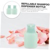 PACKOVE 2Pcs Refillable Pump Shampoo Dispenser Bottles Empty Lotion Bottles