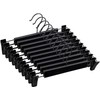 Lamitocs Skirt Hangers，Pants Hangers with Clips，360 ° Swivel Hooks Space