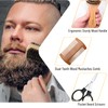Beard Brush for Men Dual-Sided Soft Beard Mustache Brush Beard