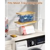 Trash Bag Dispenser 2 Pack (XL+S) - Acrylic Garbage Bags