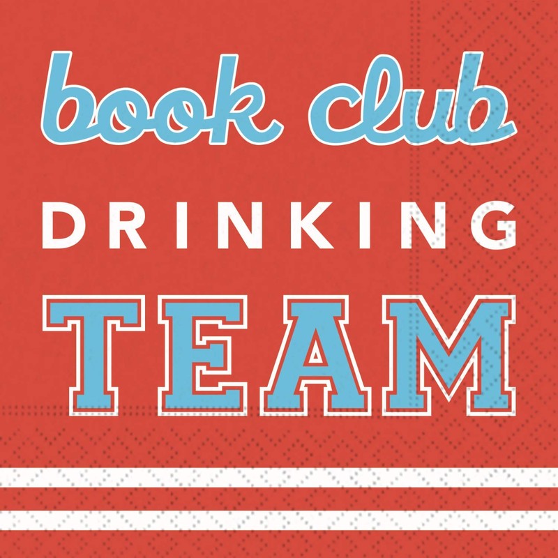 Cocktail Napkin Bookclub - Book Cocktail Napkins Book Club Variety