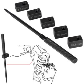 E-cowlboy 3350 Injector Height Gauge Kit for Detroit Diesel Series 50 & 60 Engines, Plastic & Metal Body, Includes 78.2mm, 78.8mm, 80.3mm, 81.0mm & 82.1mm Gauge Blocks, HG - 1590
