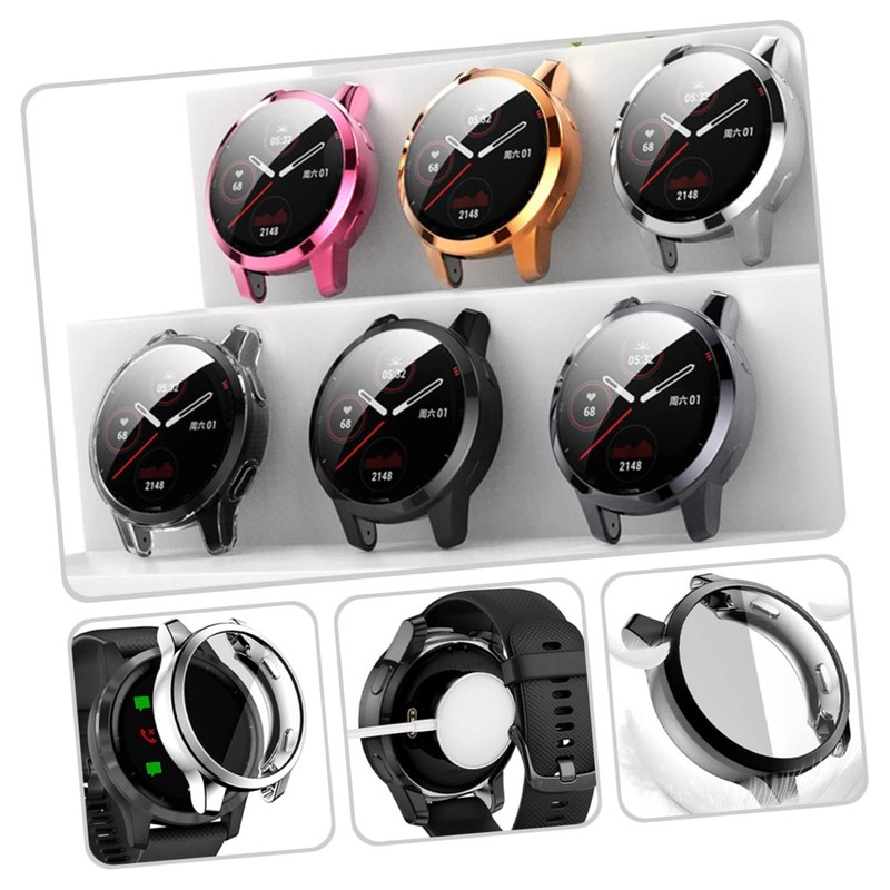 MERRYHAPY 6pcs TPU Plating Protective Case Cover for Venu Scratch-Resistant