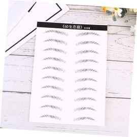 WOONEKY Easy Apply Eyebrow Stickers Sheets Pairs for Women Natural Look Artificial Eyebrows
