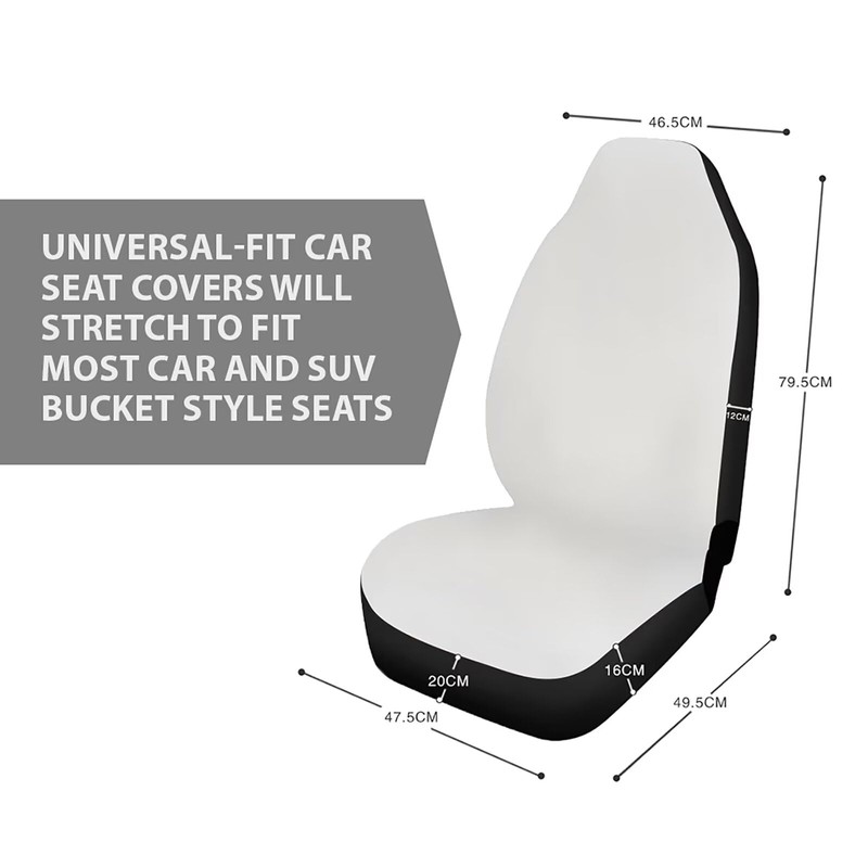 Bulopur Boho Car Seat Covers, 2 PCS Auto Seat Cover