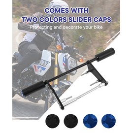 INKUDRI 2024 Grom Frame Sliders 2022 Grom Crash Protection Bars Engine Sliders 2023 Grom Falling Crash Protector Grom Engine Protective Crash Sliders for Grom MSX125 2022 2023 2024