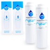 2-Pack Replacement for Viking VCFF Refrigerator Water Filter - Compatible