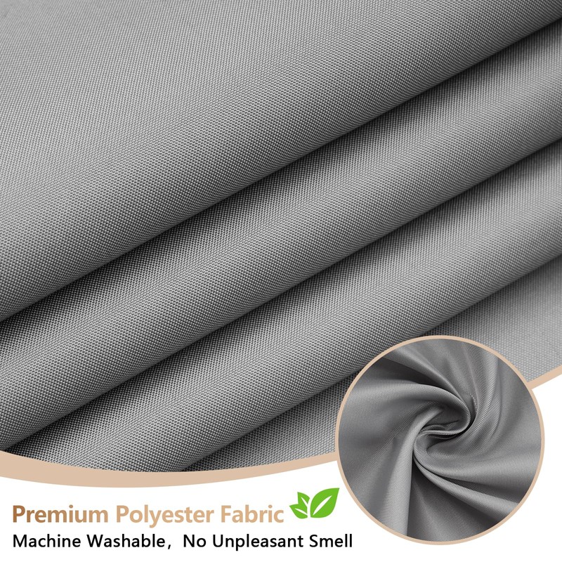 Seenus 72 x 78 inch Extra Long Waterproof Fabric Shower