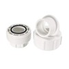 sourcing map 32mm x 32mm Slip Metric PVC Pipe Fitting