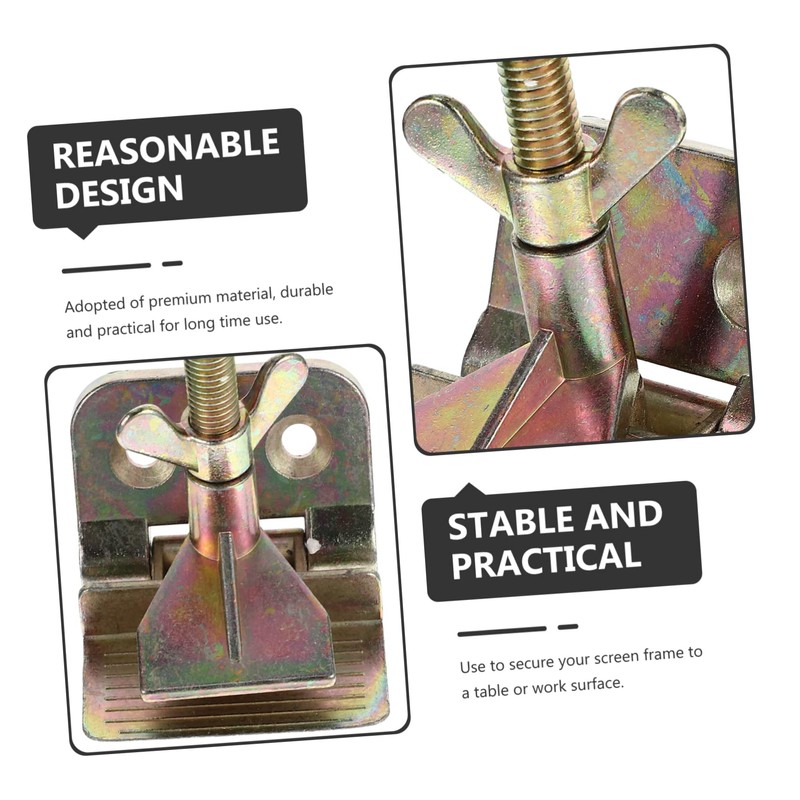 KONTONTY Silk Screen Printing Butterfly Hinge Clamp DIY Tool for