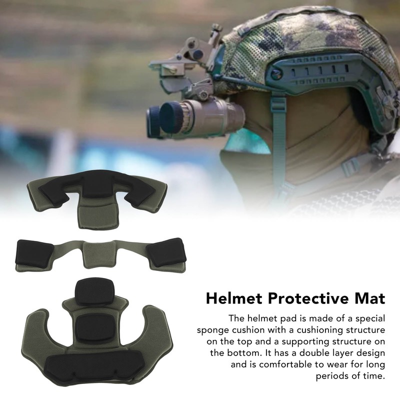 3PCS Memory Foam Pad Protective Sponge Lining Helmet Padding Kit