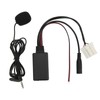 Bluetooth5.0 AUX IN Cable Adapter ISO Handsfree Microphone Replacement for