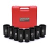 Mayouko 8PCS 1/2" Deep Axle Nut Impact Socket Set, CR-MO,