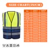AYKRM 12 Colours Safety Vest, Reflective Safety Vest with Reflective