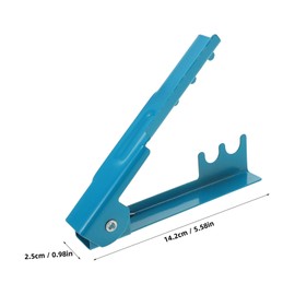 Operitacx Durchstechzange Trimmen Zweig arrangieren Gartenschere für schwere Arbeiten Hecke blumenarrangement blumenverpackung Blattdornentferner Rosenstielreiniger Schmiedeeisen Sky-Blue