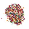 OliveNation Chocolate-Flavored Rainbow Sprinkles, Decorative Dessert and Ice Cream Candy