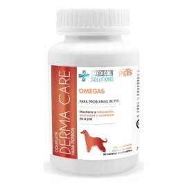 Fancy Pets Vitaminas en Tabletas Masticables Para Piel y Pelaje 60 Unidades Tabletas Masticables Con Omega 3 6 Y 9 Vitaminas Y Minerales Suplemento Para Piel Pelaje Brillante Hidratación Y Elasticidad