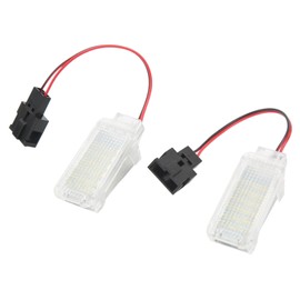 Footwell Light, Pair 12V LED Footwell Light Car Interior Lighting 4B0947415A for A1 A4 A5 A6 A7 Q5 Q7