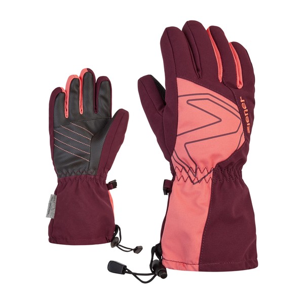 Ziener Children's Laval Ski Gloves / Winter Sports Waterproof Extra