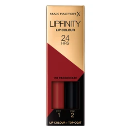 Max Factor Lipfinity 2-Stage Laden Lipstick - 110 Passionat, 2.3 ml + 1.9 g