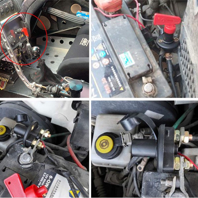 DGZZI Battery Kill Switch 12V/24V Disconnect Battery Isolator Cut Off