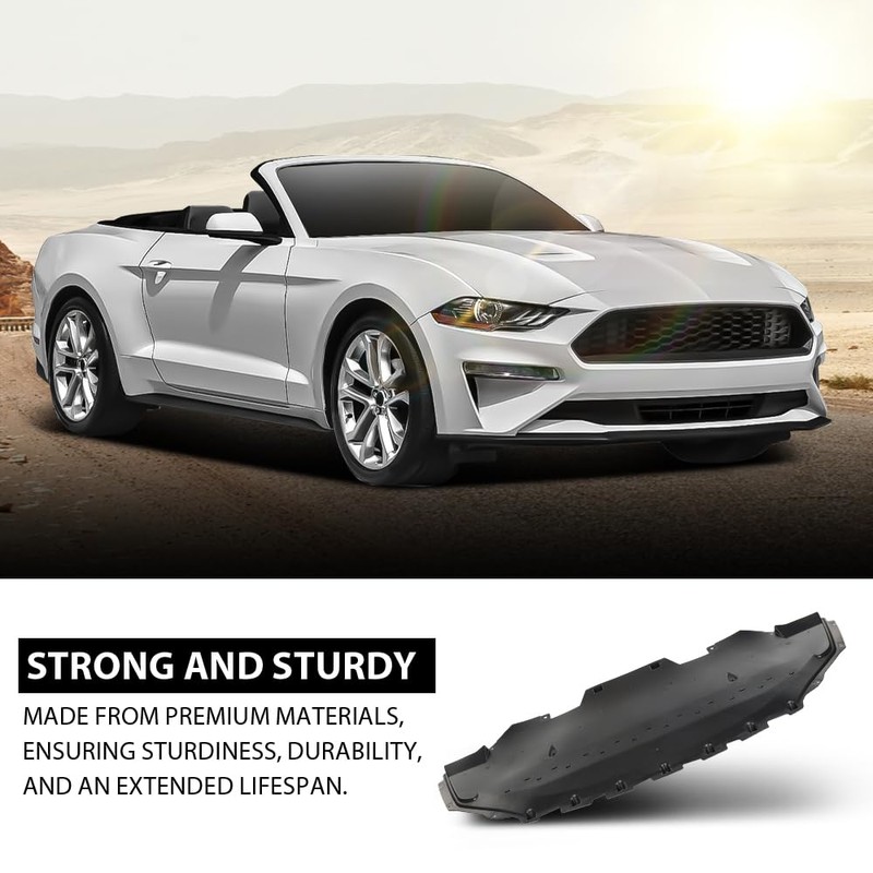 G-PLUS Front Engine Splash Shield Cover Compatible with Ford Mustang