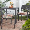 South Pine Porch 18" Square Outdoor Reversible Dining Seat Cushion
