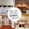 10pcs (25*25*32mm) L-Shape Bracket Corner Brace Furniture Shelf Right Angle