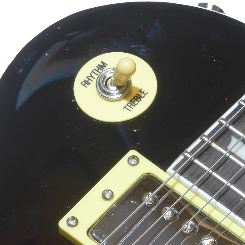 Guitar switch plate rhythm treble plate in cream