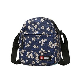 HSAJS Shoulder Bag Women's Printed Nylon Crossbody Bag Multi Pocket Messenger Bag Adjustable Wide Small Purse Handbag Travel Bag for Travel Sports & Leisure, blue